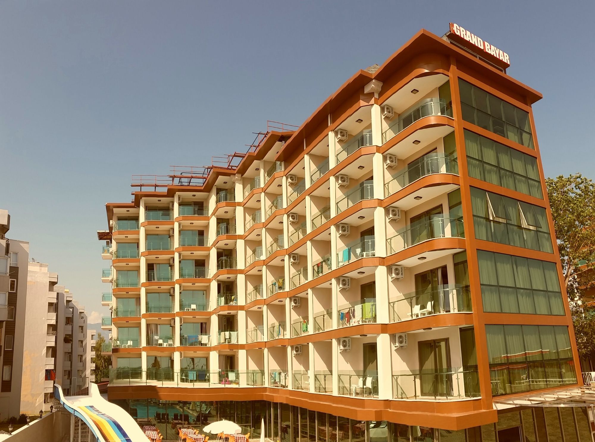 Grand Bayar Beach Hotel Alanya Exteriör bild